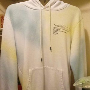 Off-White Tie Dye Webster's Hooide